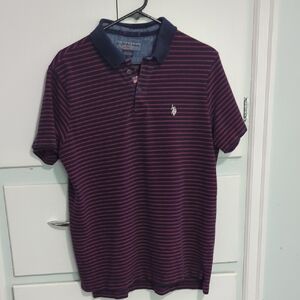 U.S. Polo Assn. Blue and Red Polo Shirts Casual Wear